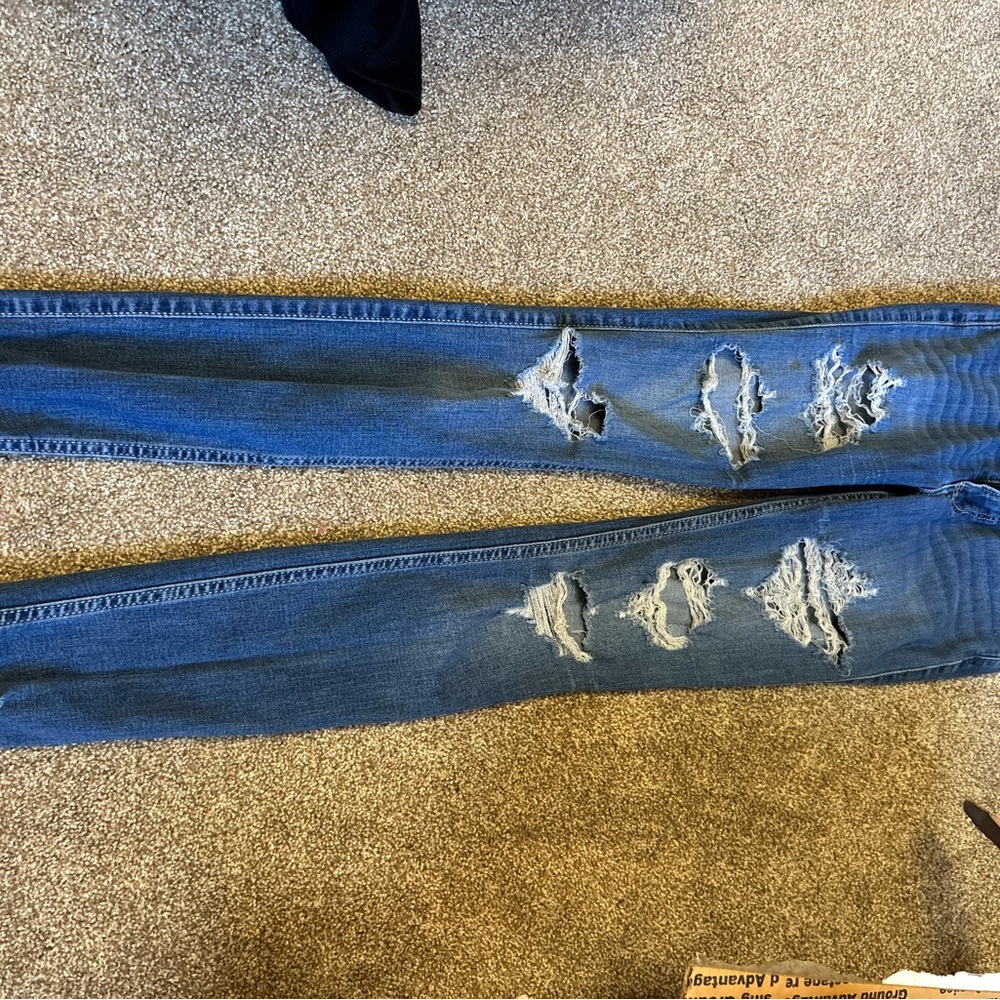 Hollister Distressed Denim Skinny Jeans